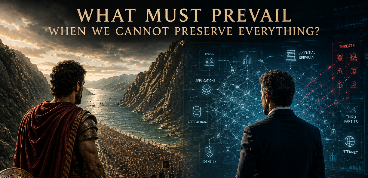 What must prevail when we cannot preserve everything? In 480 BC, Xerxes advanced into Greece with an army…