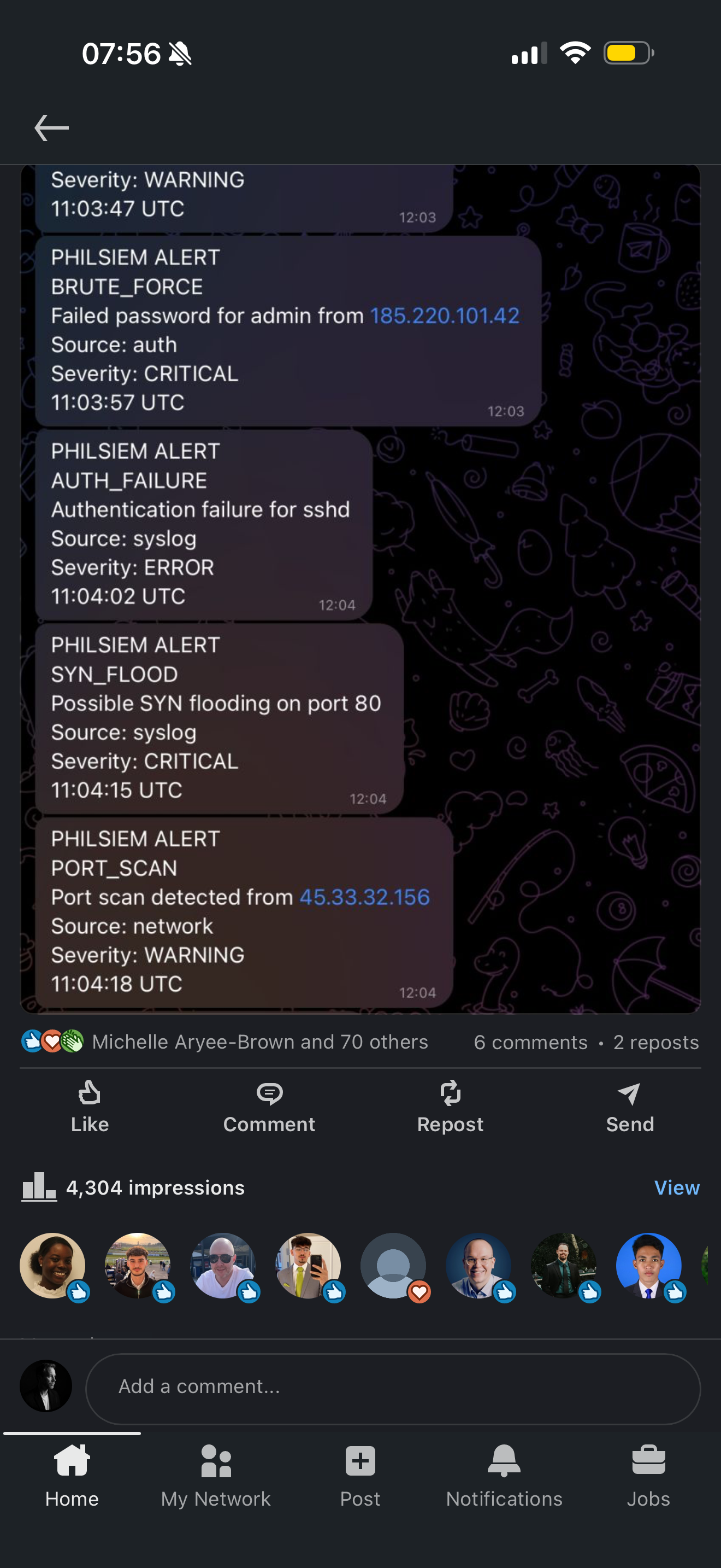 So I built a home SOC lab. Then my phone started receiving live cyber attack alerts. Here's how. A few weeks…
