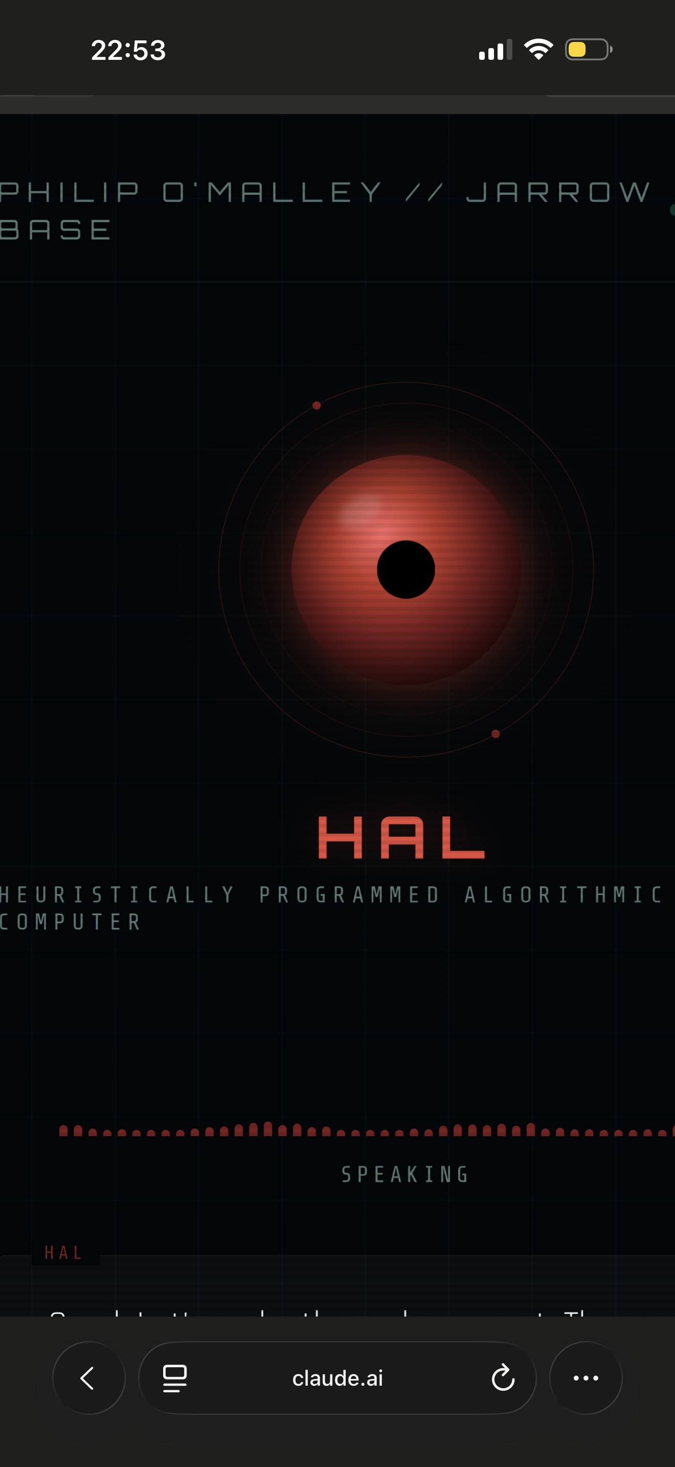 Slowly building my own Jarvis system that will integrate some cool features plus I’m basing the build of it…