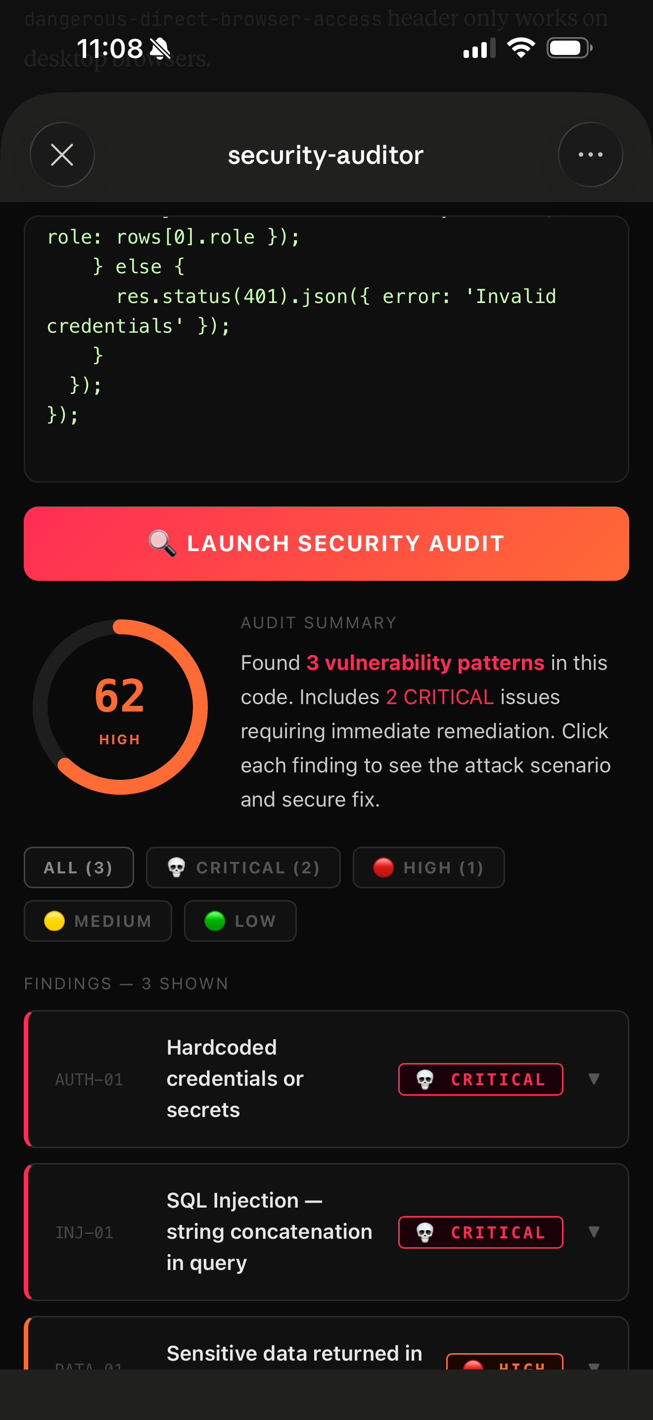 6 months ago I knew nothing about cybersecurity. Today I built an AI-powered security vulnerability scanner…