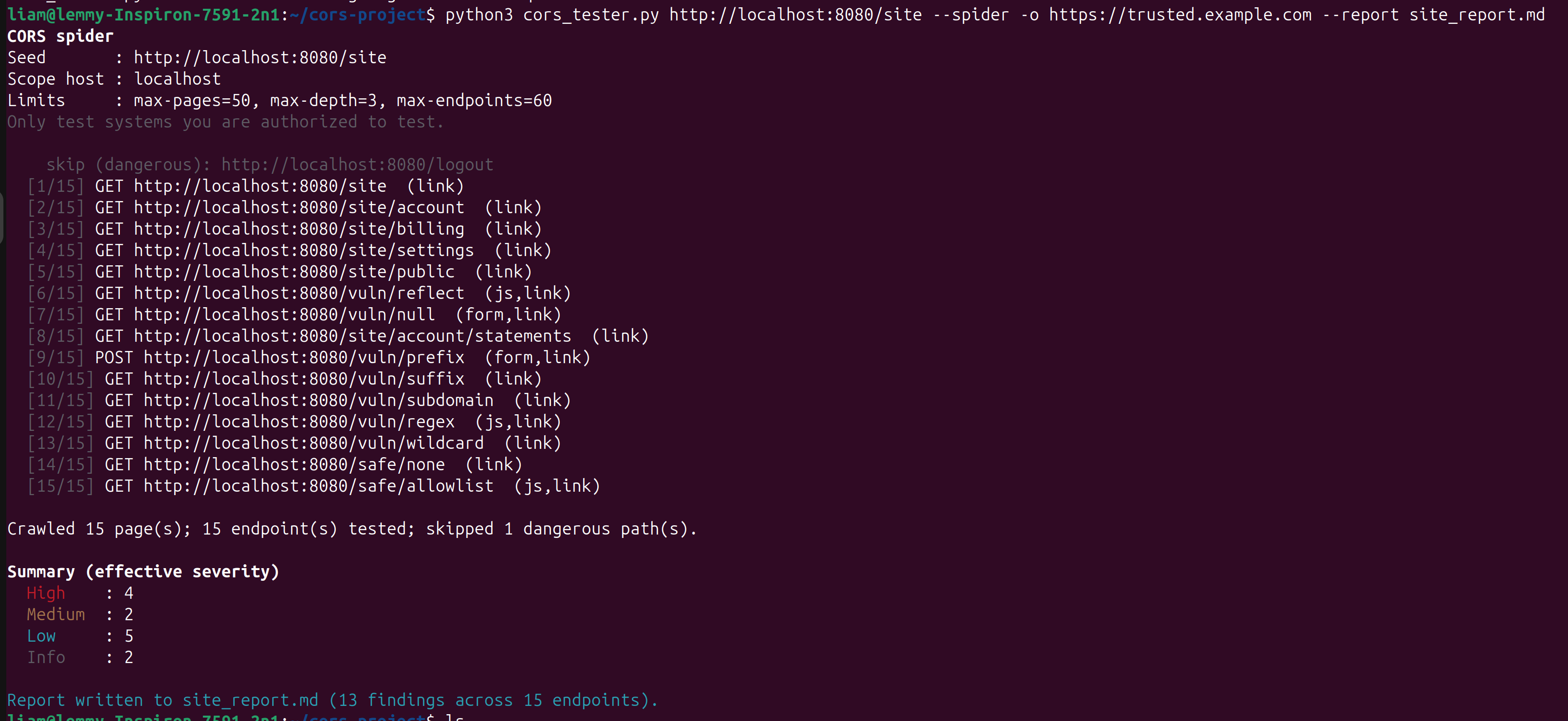 Open-sourced a CORS testing toolkit that tells you whether a misconfiguration is actually exploitable — not…