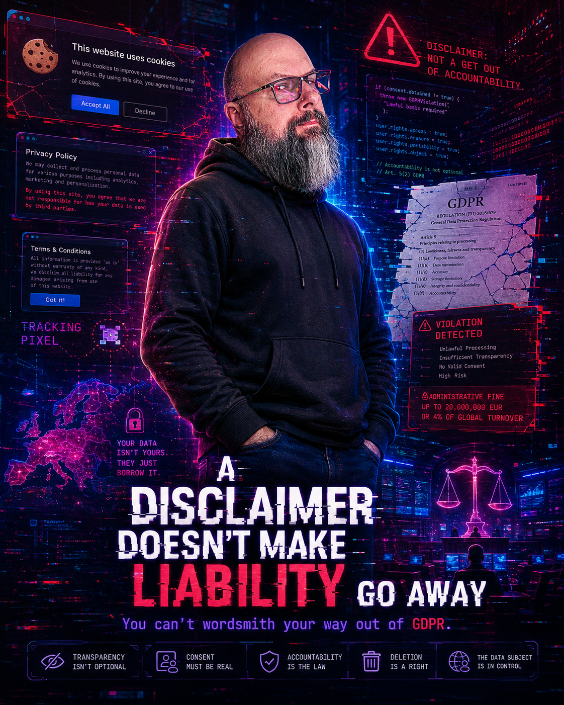 Time for #unpopularopinion: A disclaimer does not magically make your liability go away. I keep seeing…