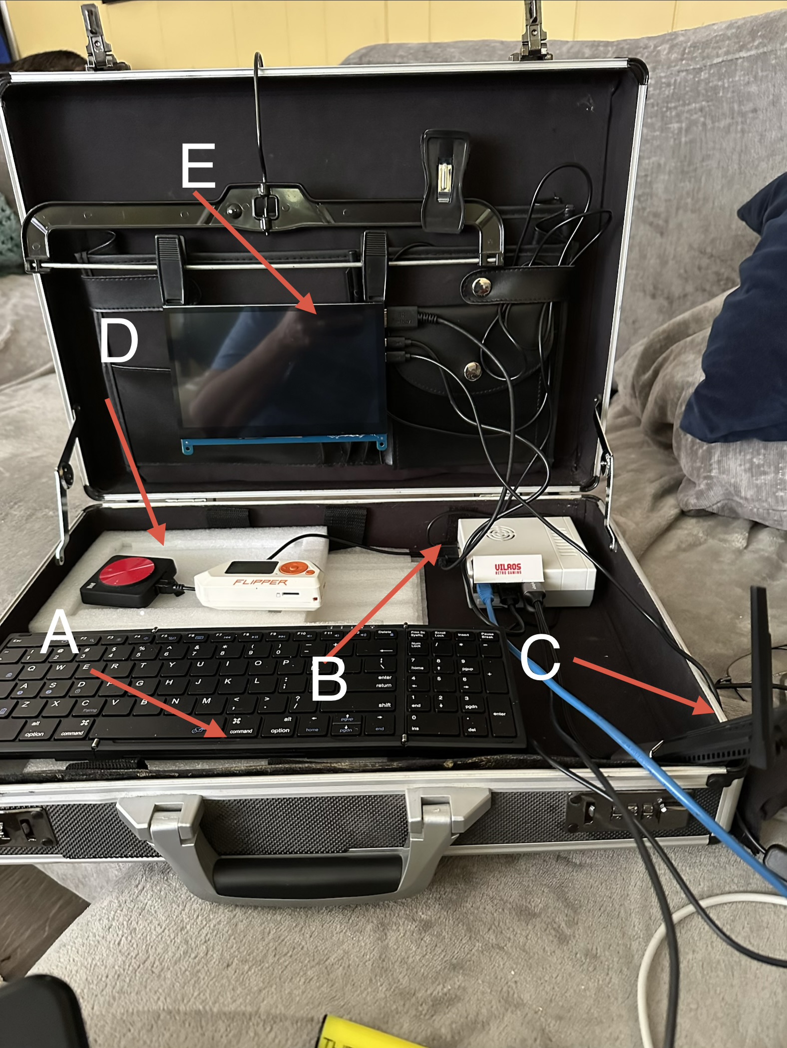 CYT open-source surveillance project. Running inside a briefcase. BlackHat Arsenal ready. It's called…