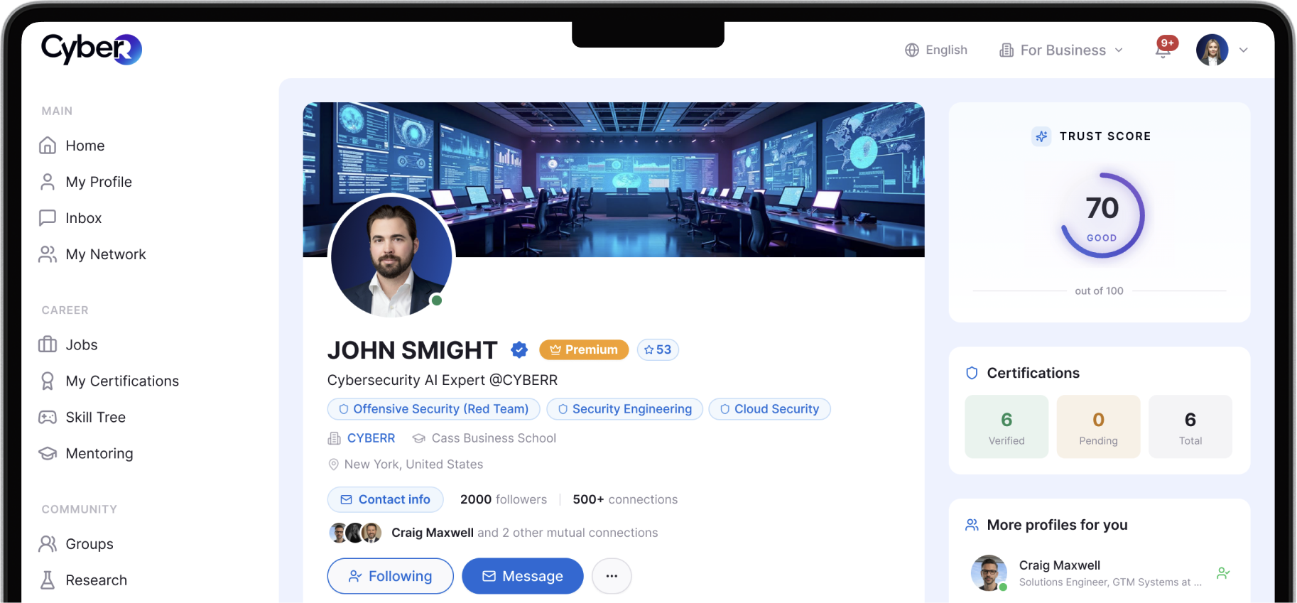 💡 CYBERR TIP, Your trust score matters more than you think. Here's something most people on the platform…