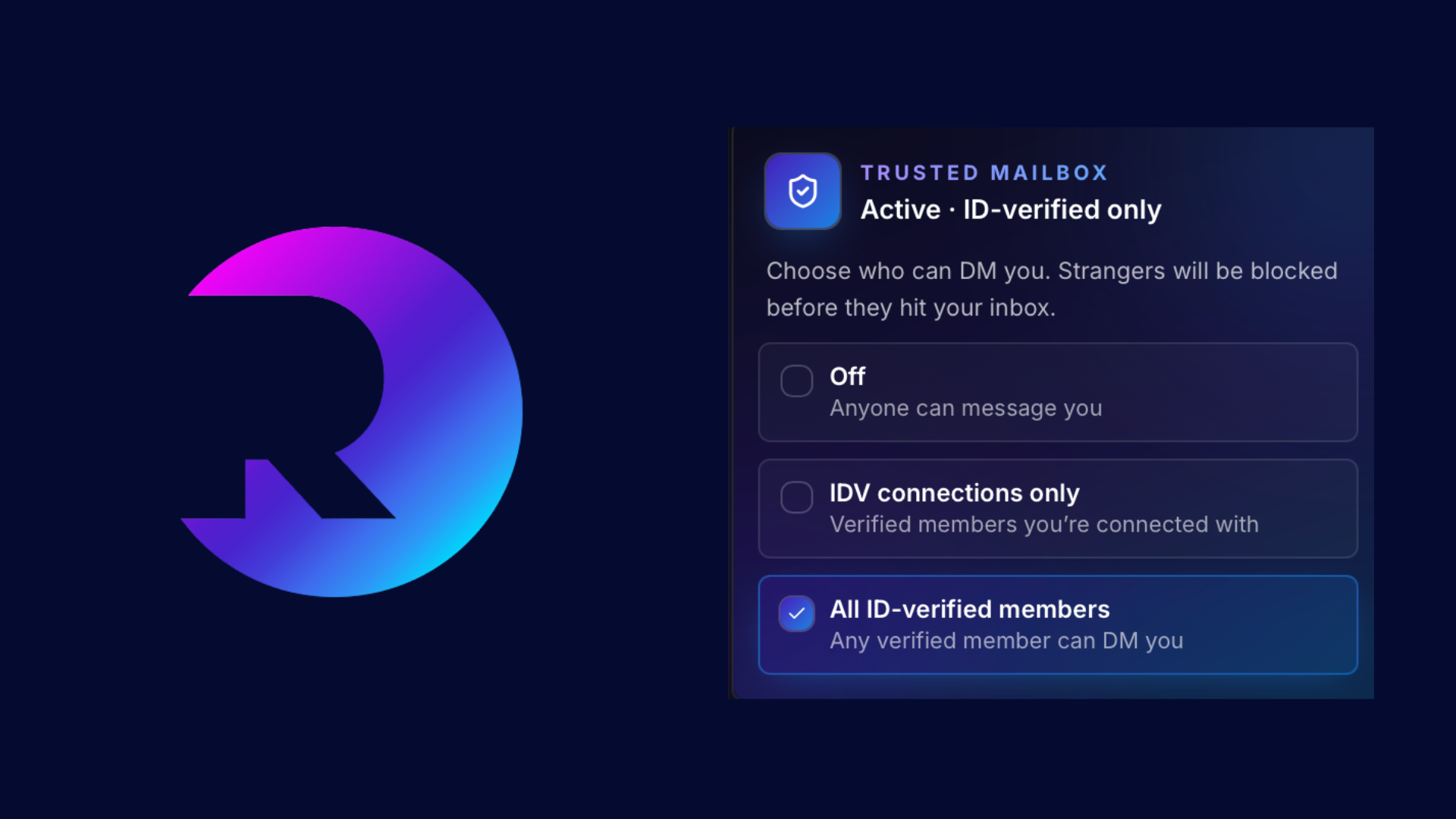 Introducing Trusted Mailbox: Take Control of Who Can Reach You