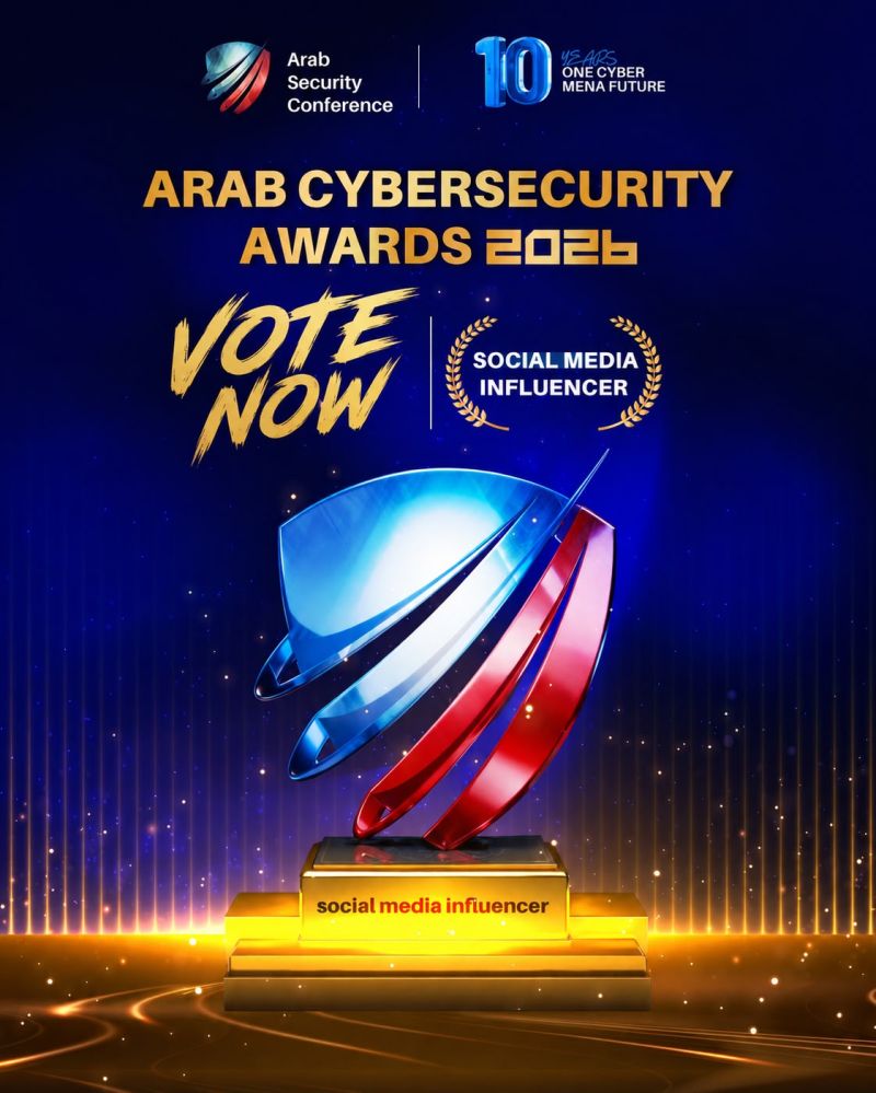 🏆 Voting is open — I need your support! I'm honoured to be nominated for the Arab Cybersecurity Social Media…