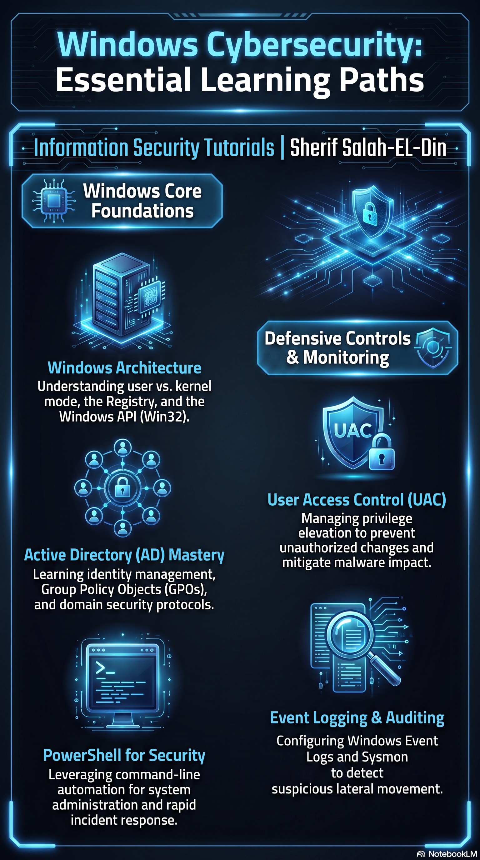 🛡️ Windows Security Fundamentals: Your Learning Roadmap If you're planning a career in Cybersecurity…