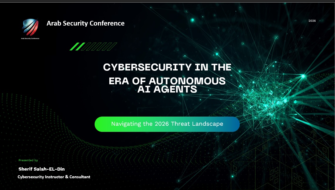 I'm excited to share that I'll be speaking at #ArabSecurityConference (10th Edition) on September 27–28…