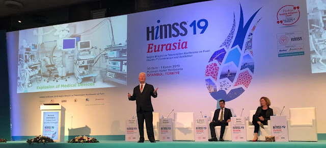 Presenting a session on medical device and IoMT security at the HIMSS19 Eurasia Conference in Istanbul.