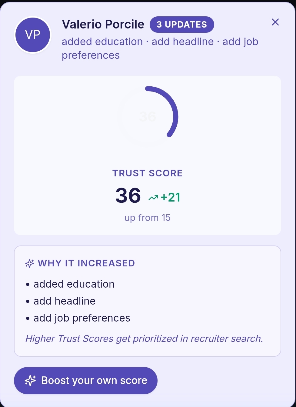 Been getting this trust score notifications on my feed lately, I hope it's a temporary feature because it's…